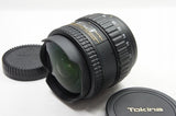 良品 Tokina トキナー AT-X 107 DX FISHEYE 10-17mm F3.5-4.5 Nikon Fマウント APS-C 元箱付 231219g
