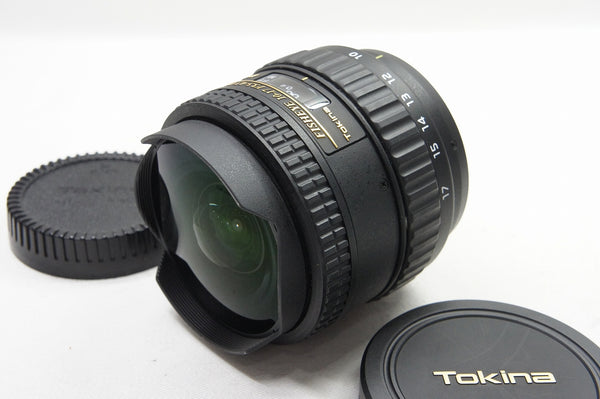 良品 Tokina トキナー AT-X 107 DX FISHEYE 10-17mm F3.5-4.5 Nikon F ...