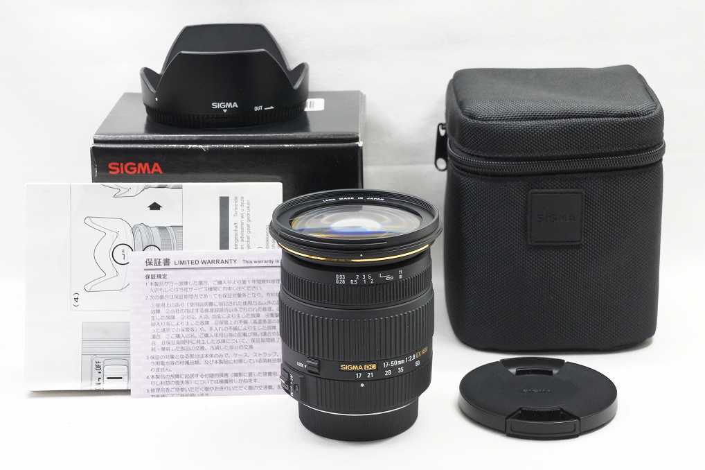 SIGMA シグマ 17-50mm F2.8 EX DC HSM PENTAX Kマウント APS-C ズームレンズ 元箱付 240719x –  アルプスカメラ