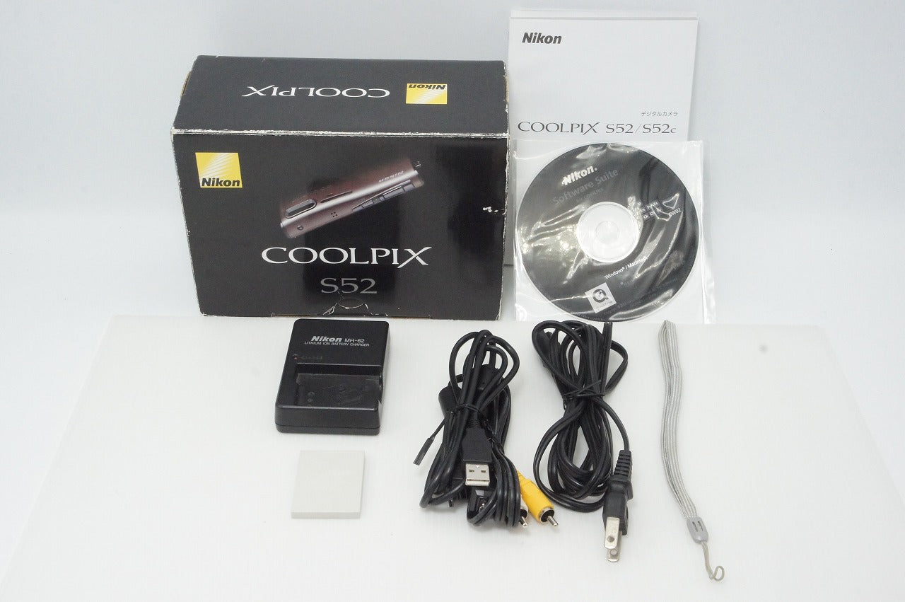 美品 Nikon ニコン COOLPIX S52 コンパクトデジタルカメラ コーラルピンク 元箱付 260414j