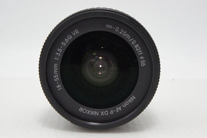 Excellent Nikon AF-P DX NIKKOR 18-55mm F3.5-5.6G VR APS-C Zoom Lens 260402ja