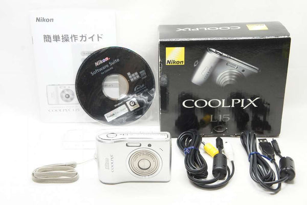 Nikon ニコン COOLPIX L15 コンパクトデジタルカメラ シルバー 元箱付 250420l