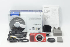 OLYMPUS オリンパス PEN Mini E-PM2 ボディ ミラーレス一眼カメラ レッド 元箱付 261005s