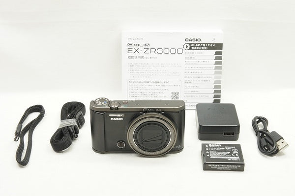 良品 CASIO カシオ HIGH SPEED EXILIM EX-ZR3000 コンパクトデジタルカメラ 240420b
