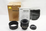 良品 Nikon ニコン AF-S NIKKOR 50mm F1.8G フルサイズ 単焦点レンズ 元箱付 240923q