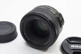 良品 Nikon ニコン AF-S NIKKOR 50mm F1.8G フルサイズ 単焦点レンズ 元箱付 240923q