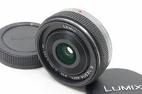 美品 Panasonic LUMIX G 14mm F2.5 ASPH. H-H014 広角パンケーキレンズ マイクロフォーサーズ 250420g