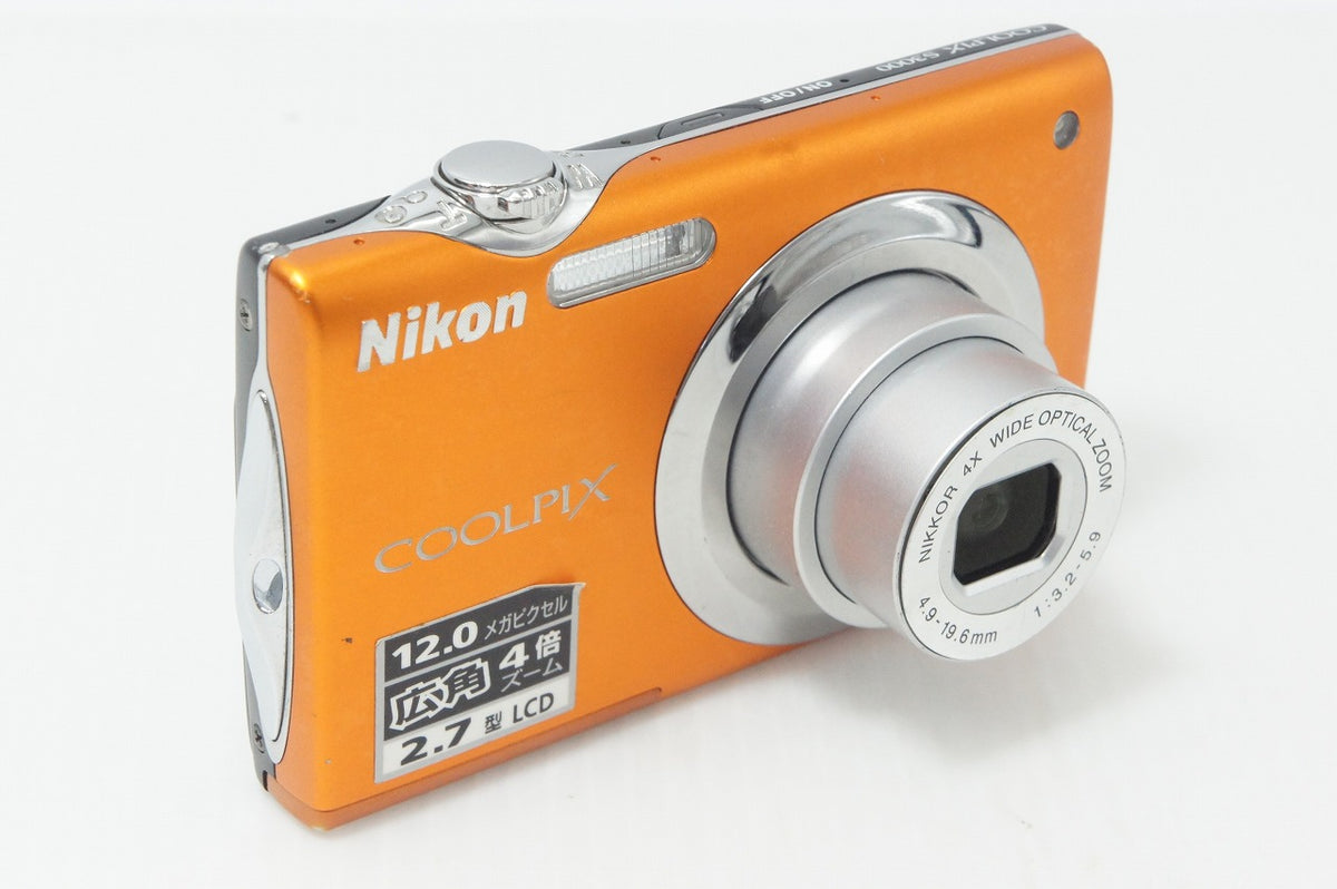 Nikon ニコン COOLPIX S3000 コンパクトデジタルカメラ ファインオレンジ 元箱付 261009l