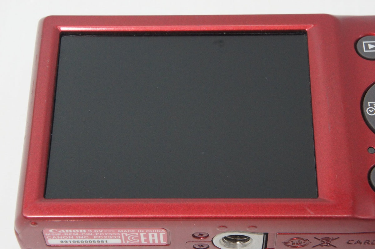 Canon キヤノン IXY 200 コンパクトデジタルカメラ レッド 261009c