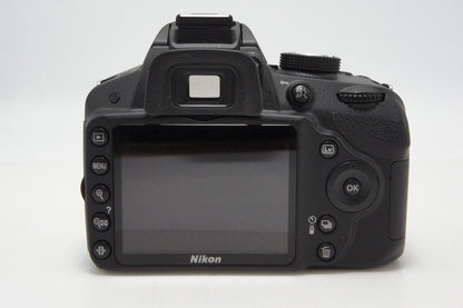 Excellent Condition Nikon D3200 Body Digital SLR Camera Black 260418w
