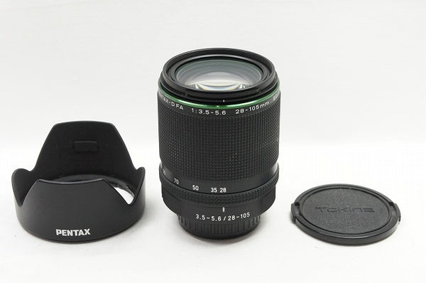 美品 PENTAX ペンタックス HD PENTAX-D FA 28-105mm F3.5-5.6 ED DC WR Kマウント フルサイズ 240420v