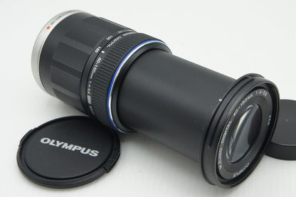 良品 OLYMPUS オリンパス M.ZUIKO DIGITAL ED 40-150mm F4-5.6 マイクロフォーサーズ ブラック ズームレンズ 260107ab