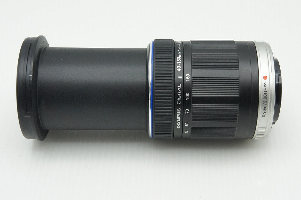 良品 OLYMPUS オリンパス M.ZUIKO DIGITAL ED 40-150mm F4-5.6 マイクロフォーサーズ ブラック ズームレンズ 260107ab