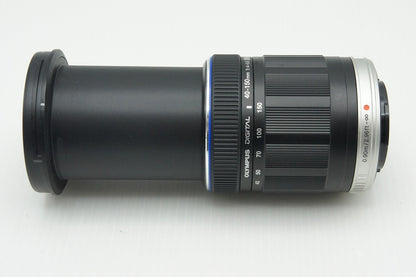 良品 OLYMPUS オリンパス M.ZUIKO DIGITAL ED 40-150mm F4-5.6 マイクロフォーサーズ ブラック ズームレンズ 260107ab