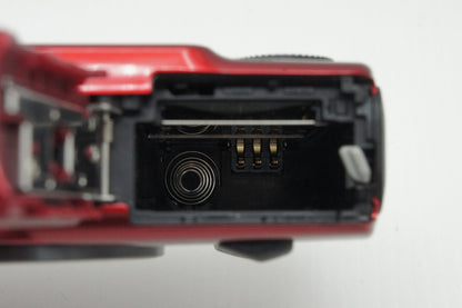 美品 Canon キヤノン EOS M ボディ ミラーレス一眼カメラ レッド スピードライト 90EX付 260107af