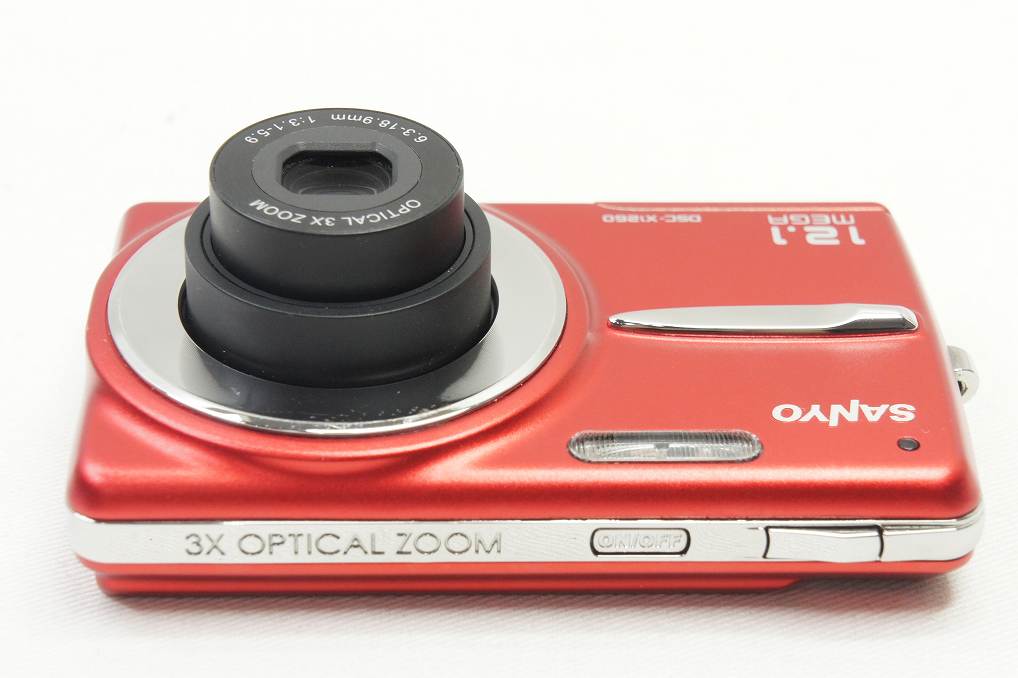 SANYO サンヨー DSC-X1260 コンパクトデジタルカメラ レッド 元箱付 250704d