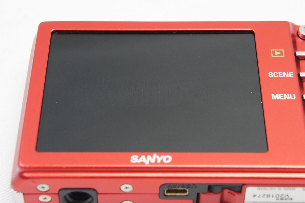 SANYO サンヨー DSC-X1260 コンパクトデジタルカメラ レッド 元箱付