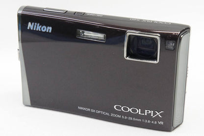 Nikon ニコン COOLPIX S60 コンパクトデジタルカメラ パブリッシュブラック 元箱付 250707b