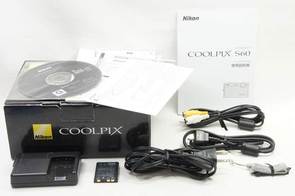 Nikon ニコン COOLPIX S60 コンパクトデジタルカメラ パブリッシュブラック 元箱付 250707b