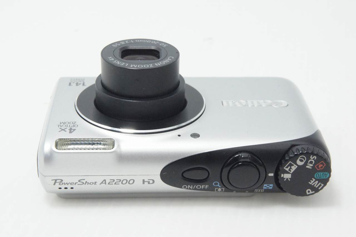 Canon キヤノン PowerShot A2200 コンパクトデジタルカメラ シルバー 元箱付 260925e