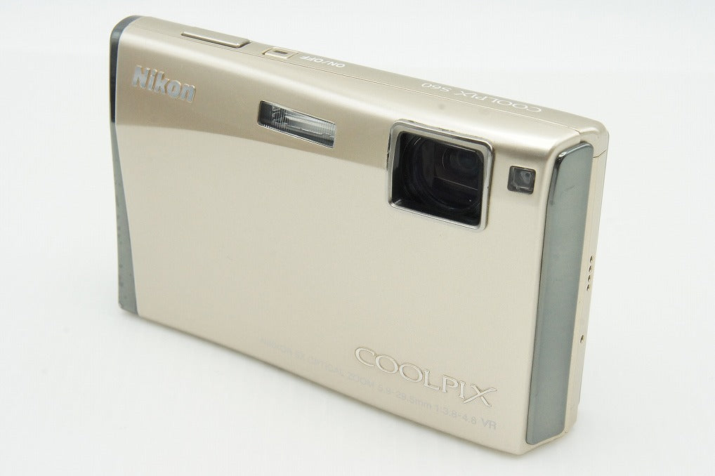 良品 Nikon ニコン COOLPIX S60 コンパクトデジタルカメラ リッチゴールド 260107j