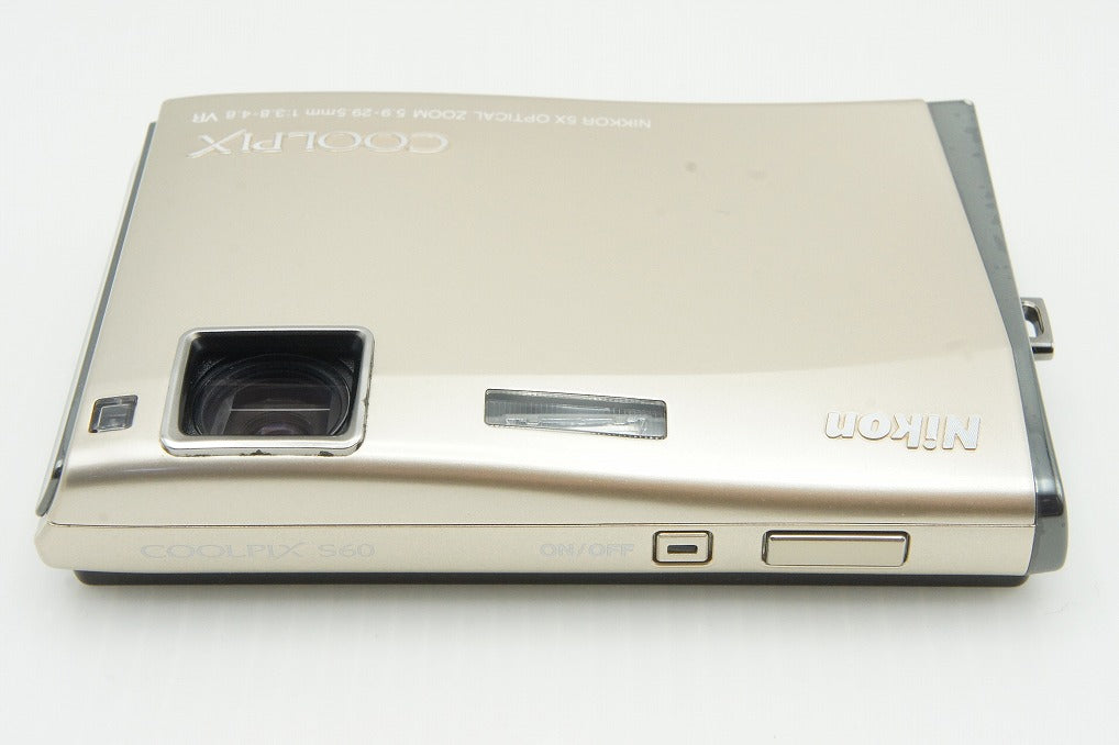 良品 Nikon ニコン COOLPIX S60 コンパクトデジタルカメラ リッチゴールド 260107j