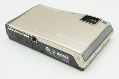 良品 Nikon ニコン COOLPIX S60 コンパクトデジタルカメラ リッチゴールド 260107j