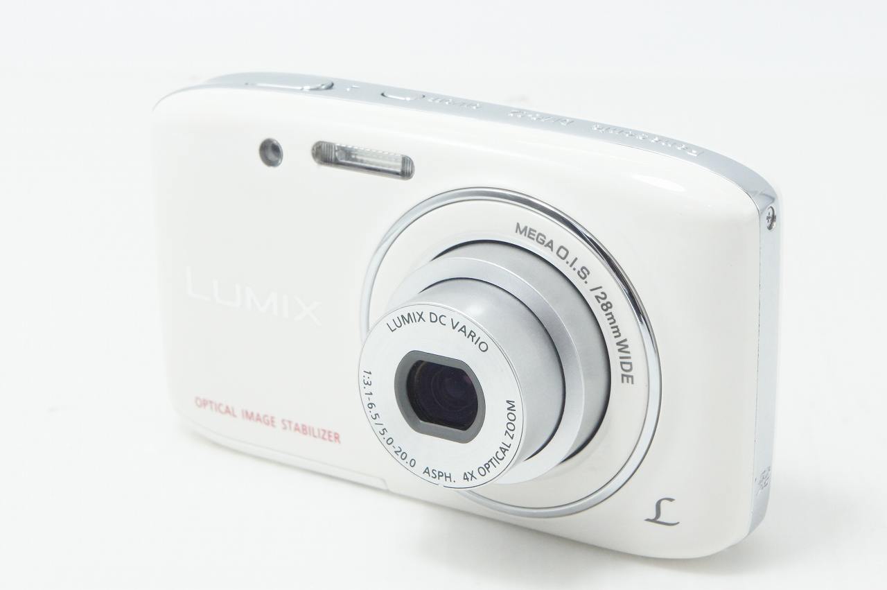 ★大人気★ LUMIX DMC-S2 コンデジ　ホワイト　デジタルカメラ Panasonic パナソニック LUMIX DMC-S2 コンパクトデジタルカメラ