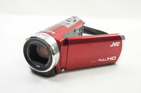 美品  JVC ケンウッド Everio GZ-HM33 デジタルビデオカメラ レッド 元箱付 250423t