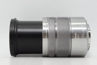美品 Panasonic LUMIX G VARIO 45-150mm F4.0-5.6 ASPH. MEGA O.I.S. H-FS45150-S マイクロフォーサーズ 260416af