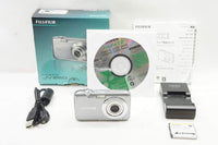 良品 FUJIFILM フジフィルム FinePix JV250 コンパクトデジタルカメラ シルバー 元箱付 250424a