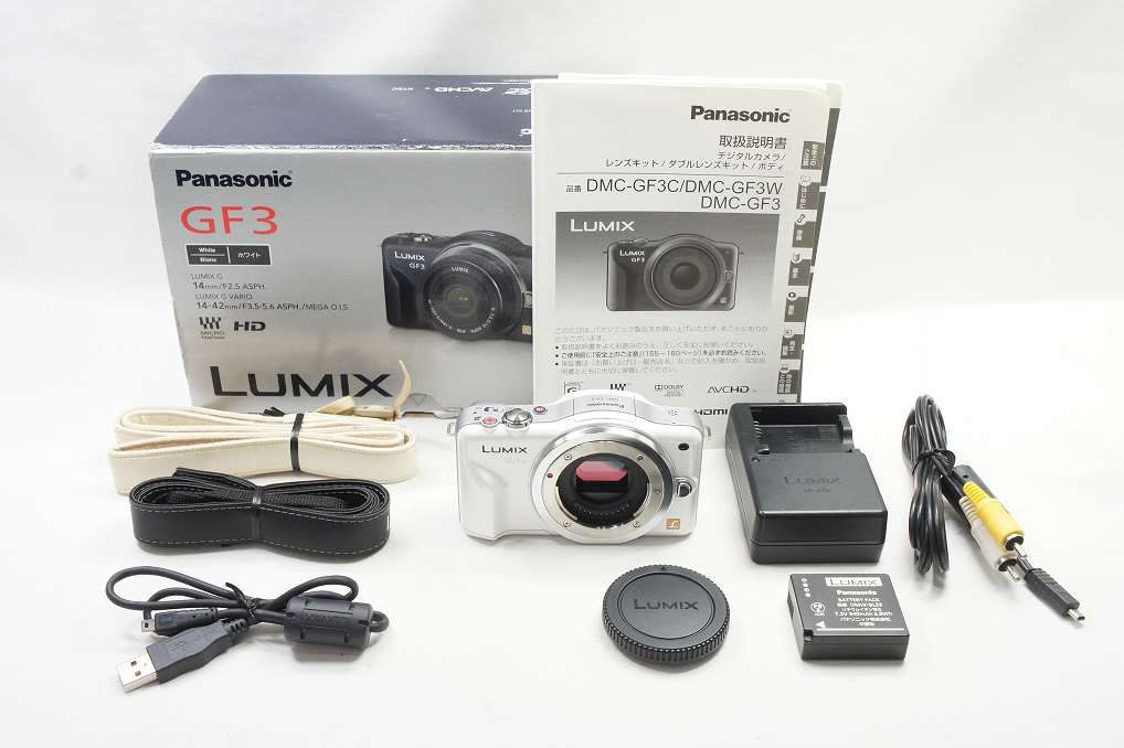 美品 Panasonic パナソニック LUMIX DMC-GF3 ボディ ミラーレス 美品 Panasonic パナソニック LUMIX DMC-GF3 ボディ ミラーレス