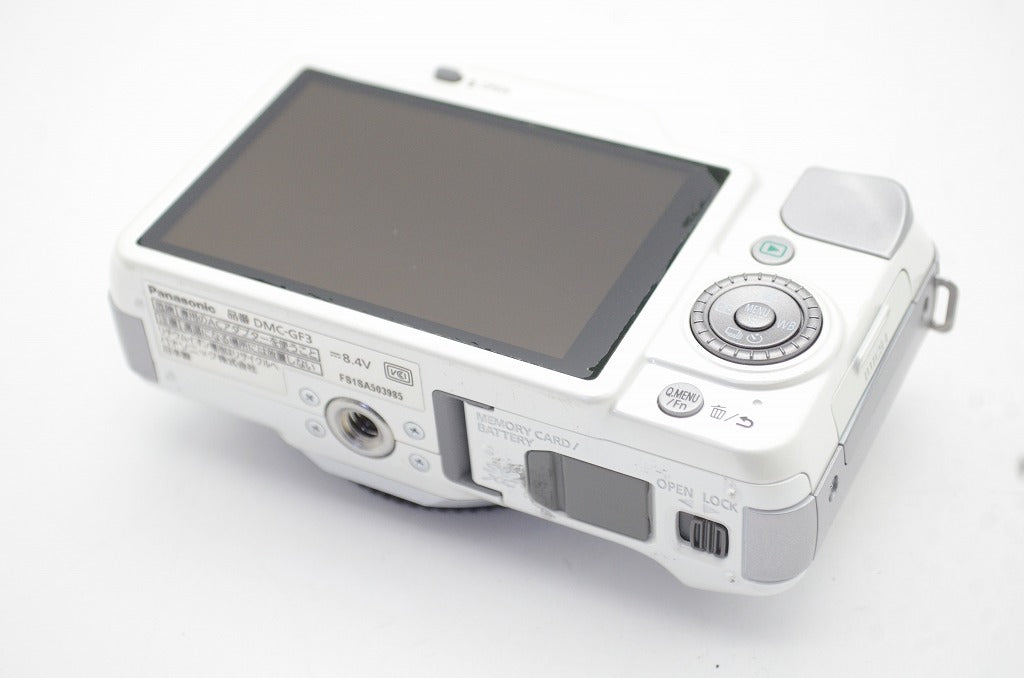 美品 Panasonic パナソニック LUMIX DMC-GF3 ボディ ミラーレス一眼カメラ ホワイト 元箱付 250420e