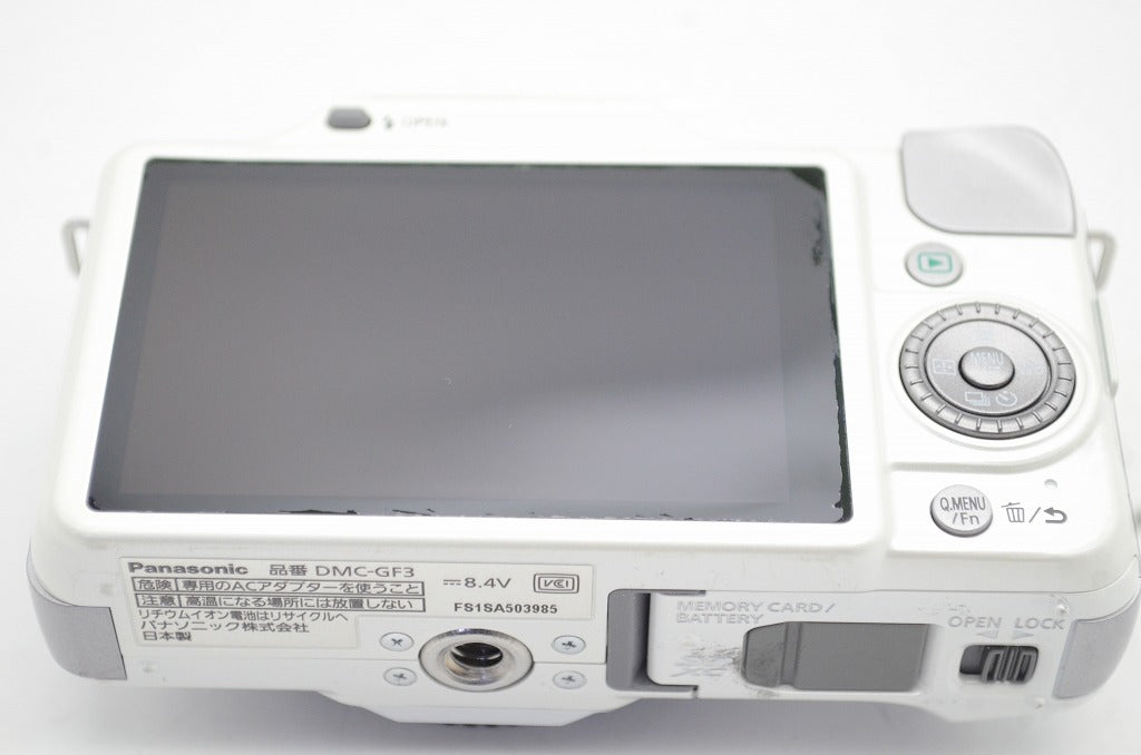 美品 Panasonic パナソニック LUMIX DMC-GF3 ボディ ミラーレス一眼カメラ ホワイト 元箱付 250420e