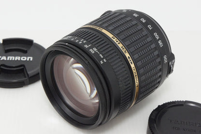 美品 TAMRON タムロン AF 18-200mm F3.5-6.3 XR Di II LD Aspherical IF MACRO A14 Nikon Fマウント フード付 260417g