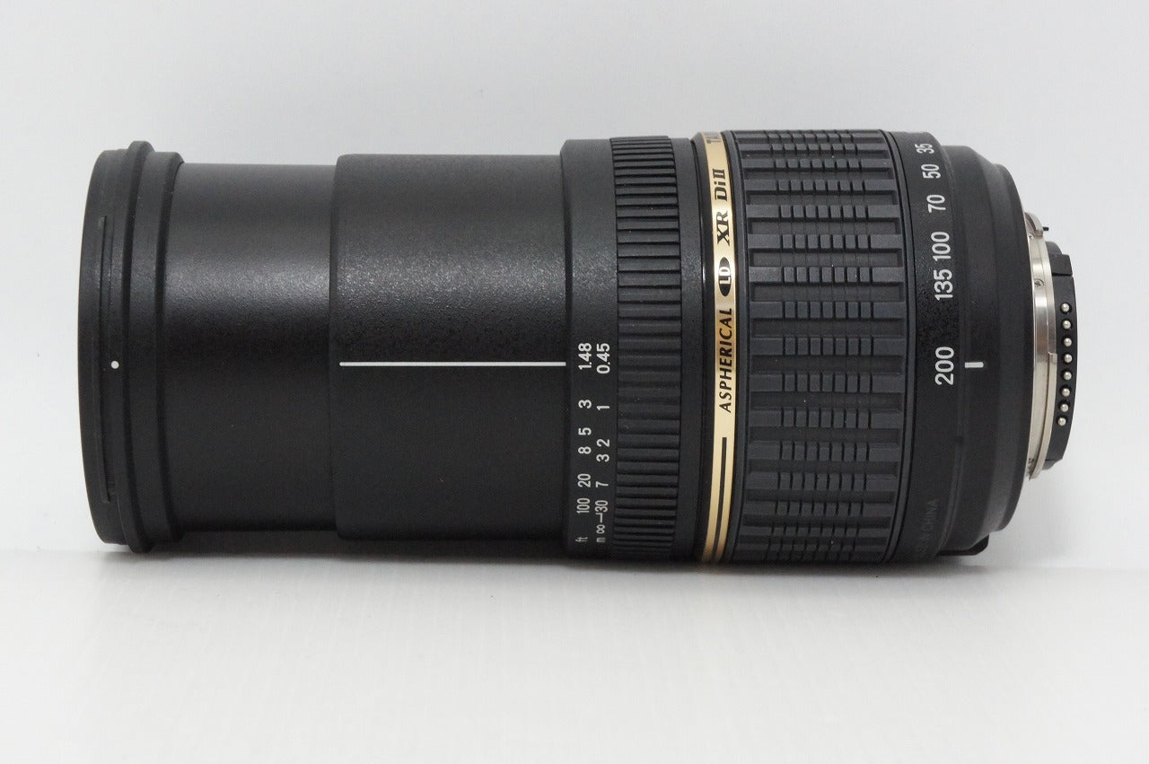美品 TAMRON タムロン AF 18-200mm F3.5-6.3 XR Di II LD Aspherical IF MACRO A14 Nikon Fマウント フード付 260417g