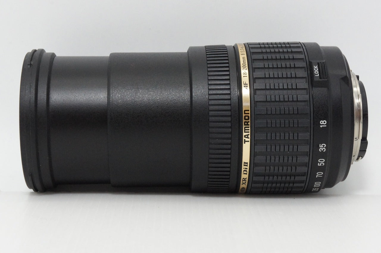 美品 TAMRON タムロン AF 18-200mm F3.5-6.3 XR Di II LD Aspherical IF MACRO A14 Nikon Fマウント フード付 260417g