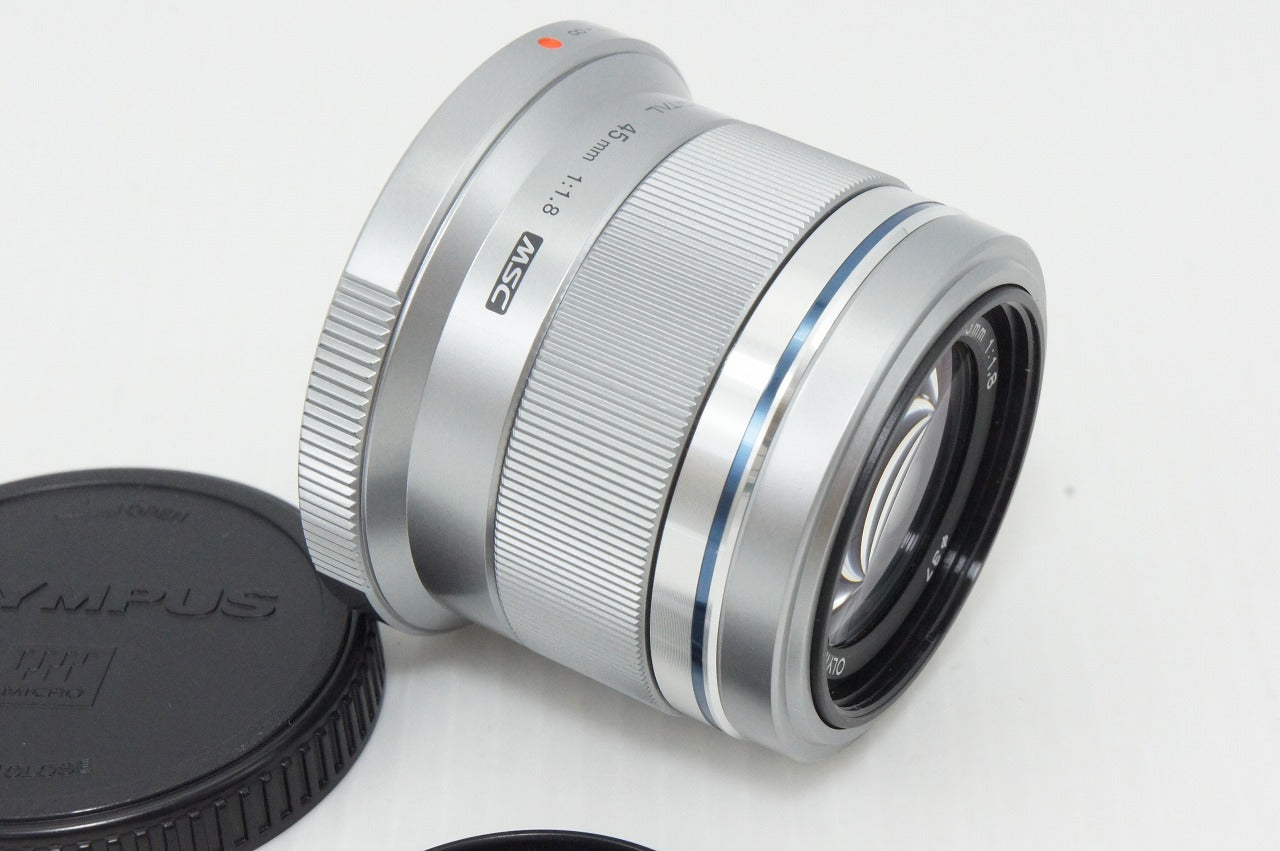 美品 OLYMPUS オリンパス M.ZUIKO DIGITAL 45mm F1.8 マイクロフォー