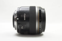 良品 Canon キヤノン EF-S 60mm F2.8 MACRO USM APS-C 単焦点レンズ フード付 241004i