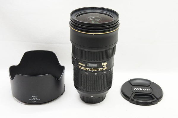 美品 Nikon ニコン AF-S NIKKOR 24-70mm F2.8E ED VR フルサイズ ズームレンズ フード付 241004j