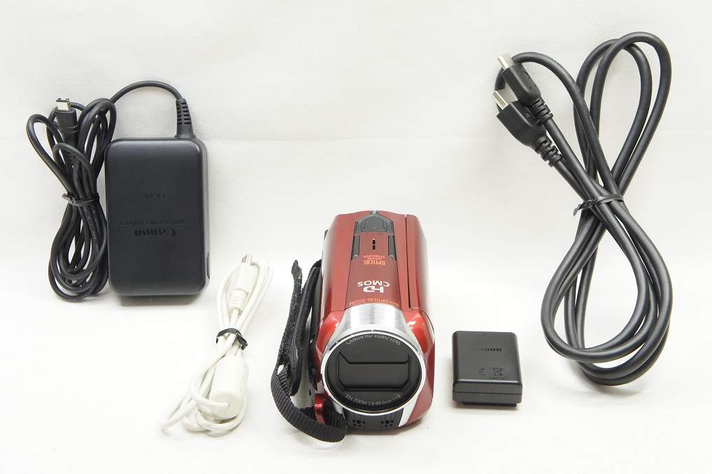 美品 Canon キヤノン iVIS HF R31 デジタルビデオカメラ レッド 美品 Canon キヤノン iVIS HF R31 デジタルビデオカメラ レッド
