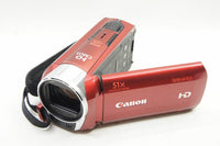 美品 Canon キヤノン iVIS HF R31 デジタルビデオカメラ レッド 250424d