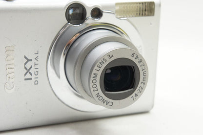 Canon キヤノン IXY DIGITAL 400 コンパクトデジタルカメラ シルバー 250703j