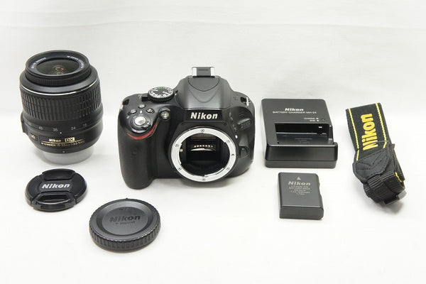 良品 Nikon ニコン D5100 + AF-S DX NIKKOR 18-55mm VR レンズキット デジタル一眼レフカメラ 240421i