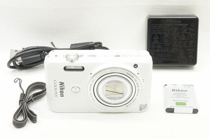 訳あり品 Nikon ニコン COOLPIX S6900 コンパクトデジタルカメラ ナチュラルホワイト 250709h