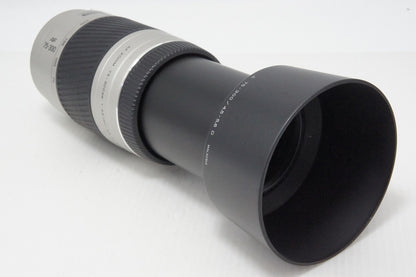 MINOLTA ミノルタ AF ZOOM 75-300mm F4.5-5.6D SONY ソニー αマウント ズームレンズシルバー フード付 260417q
