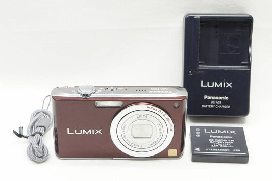 訳あり品 Panasonic パナソニック LUMIX DMC-FX33 コンパクトデジタルカメラ ブラウン 250709g