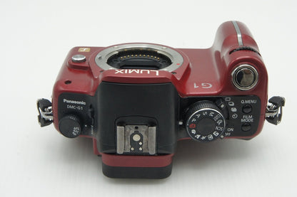 Panasonic パナソニック LUMIX DMC-G1 ボディ ミラーレス一眼カメラ コンフォートレッド 260107ad