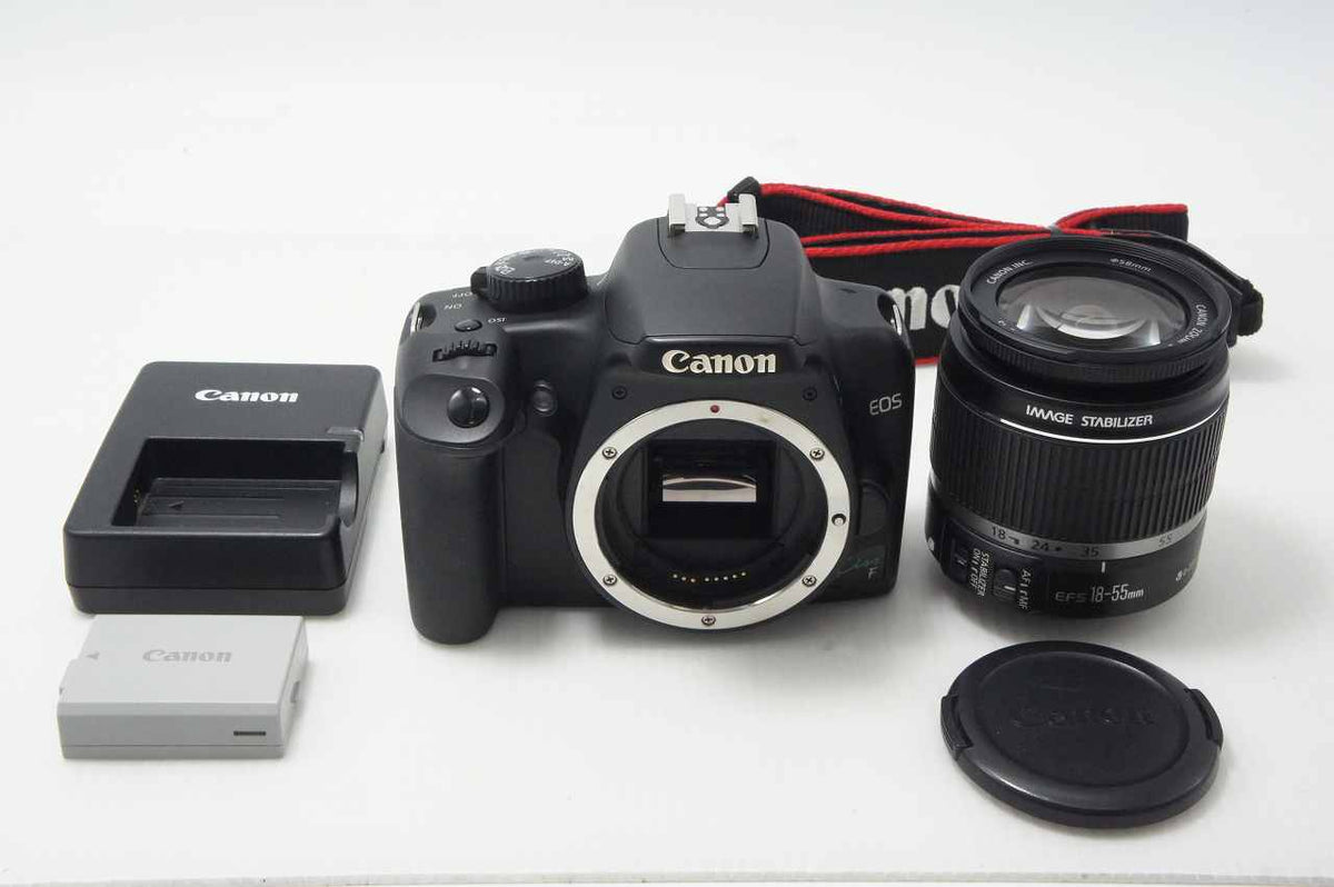 Canon キヤノン EOS Kiss F ボディ + EF-S 18-55mm F3.5-5.6 IS デジタル一眼レフカメラ EFマウント APS-C 261013f