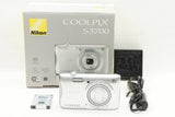 美品 Nikon ニコン COOLPIX S3700 コンパクトデジタルカメラ シルバー 元箱付 241005k